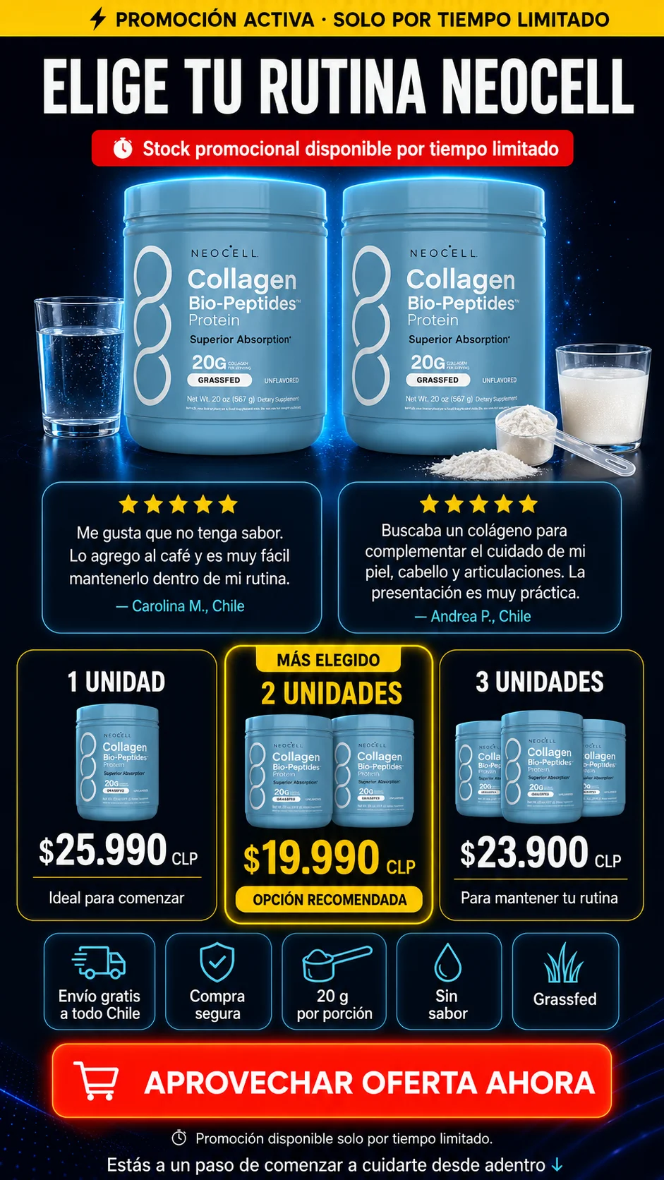 NEOCELL COLLAGEN BIO-PEPTIDES PROTEIN